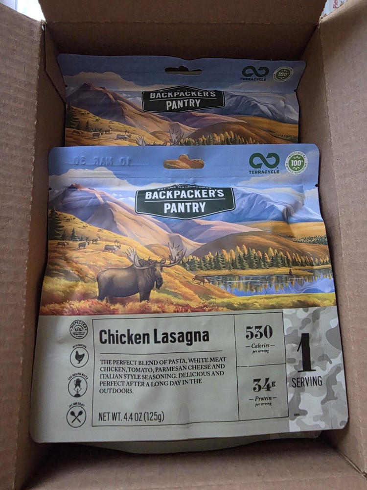 Backpacker's Pantry ChickenLasagna,  (6 Pouches)