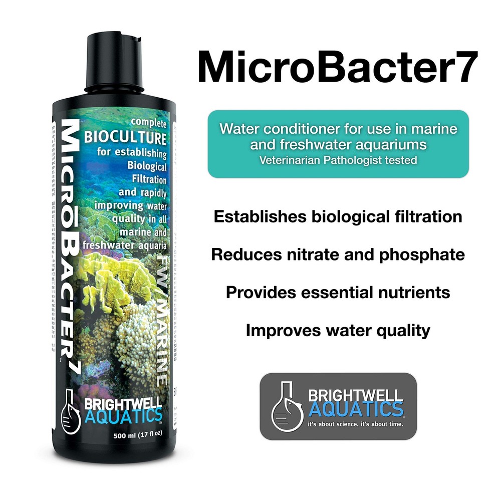 Brightwell Aquatics MicroBacter7 & Clean - Bacteria Water Conditioner Bundle