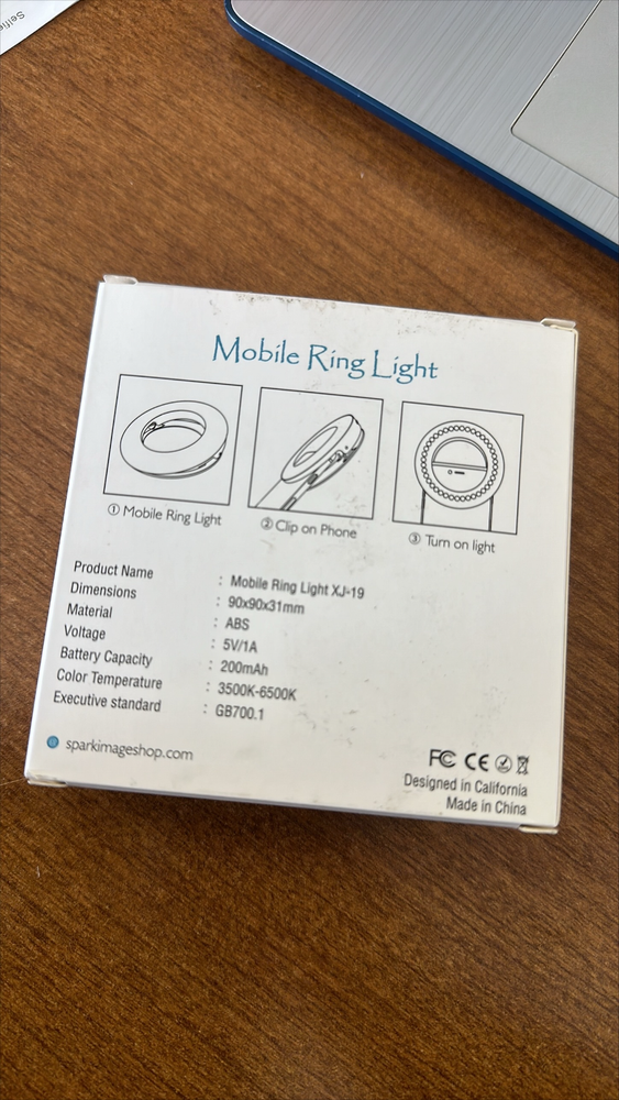 Mobile Clip-on Ring Light