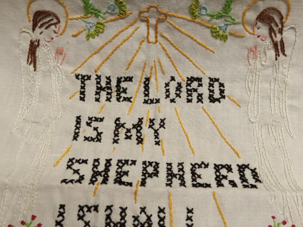 Hand Embroibered Piece For Framing