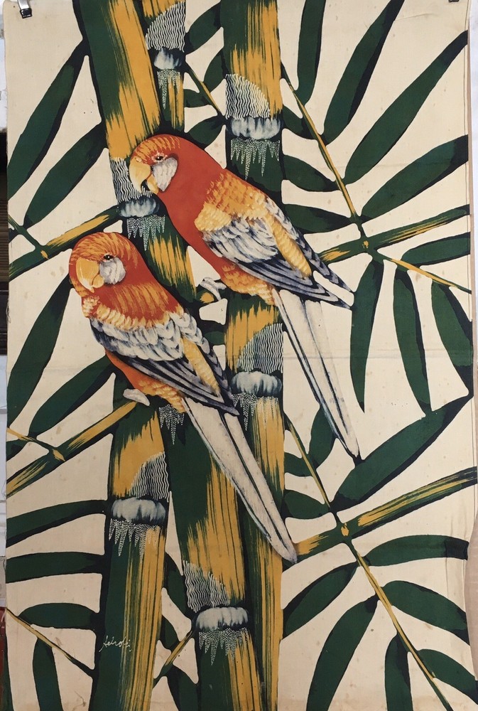Parrot Print Fabric
