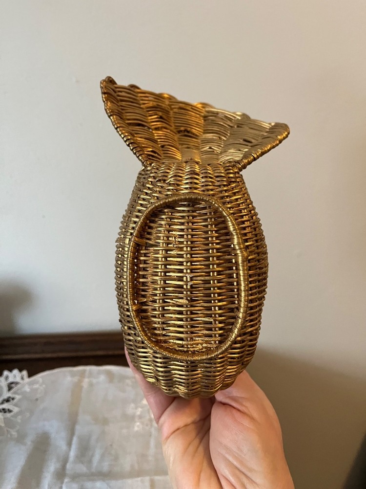 Gold Dove Wicker Basket