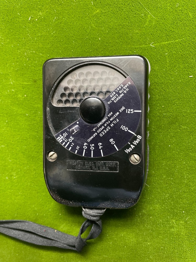 Vintage Weston Direct Reading Exposure Light Meter Model 853 & Original Case