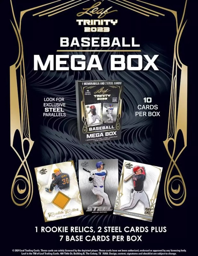 2023 Leaf Trinity Baseball Factory Sealed Mega Box