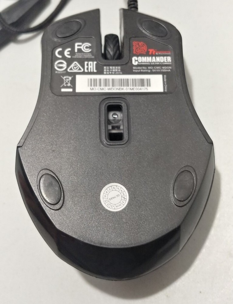 Tt Commander Computer Mouse USB Connection Model MO-CMC-WDON Tested! Works Great