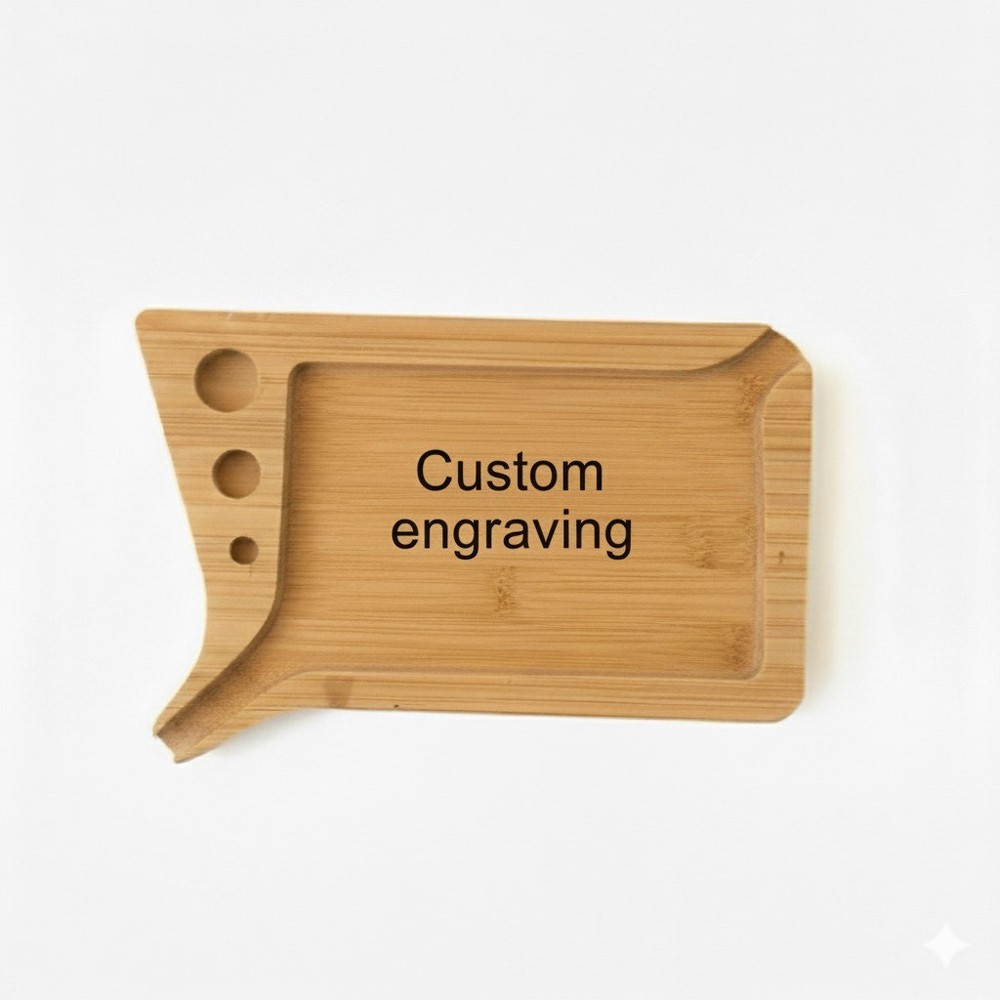 Bamboo Rolling Station – Integrated Cone Loader & Funnel Tool