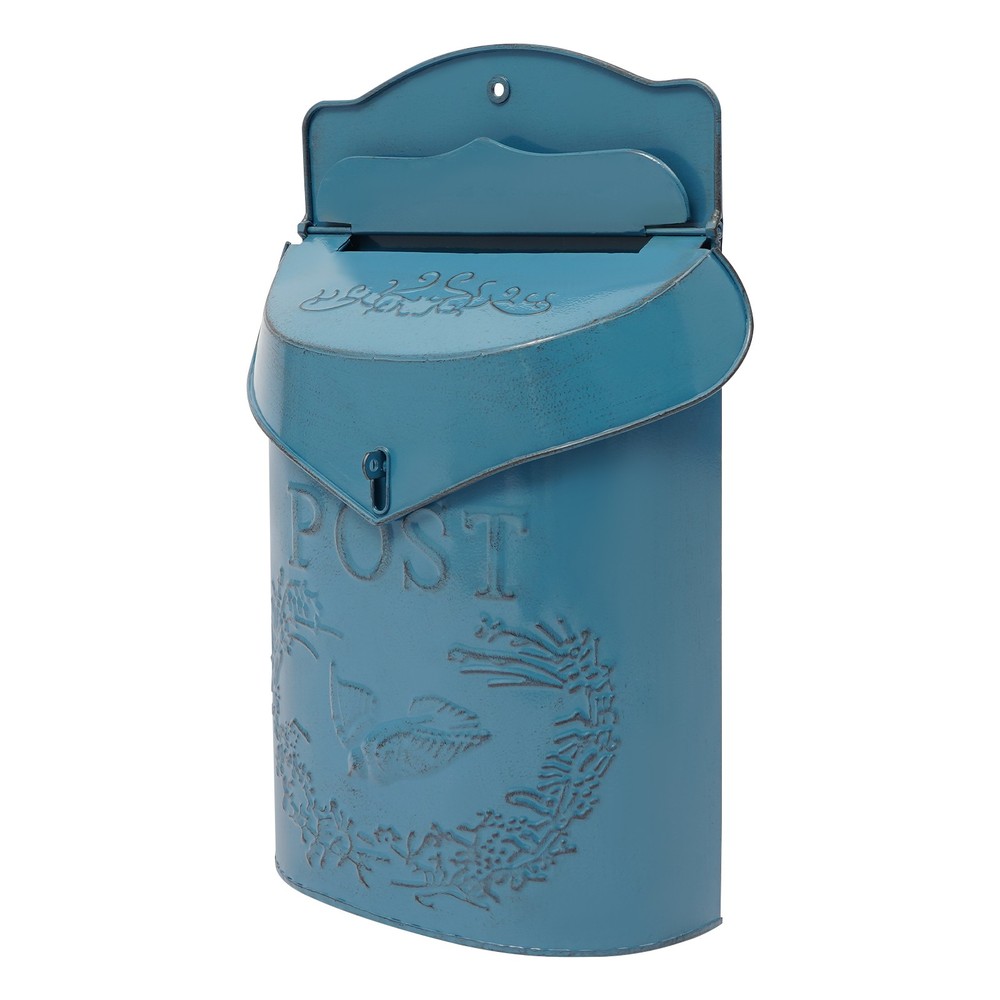 Vintage Rustic Wall Mount Mailbox Lockable Post Box Large Secure Mail Letter Box