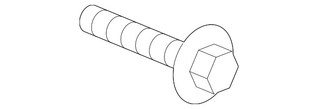 Genuine GM M12x1.75x56 Multi-Purpose Bolt 11610906