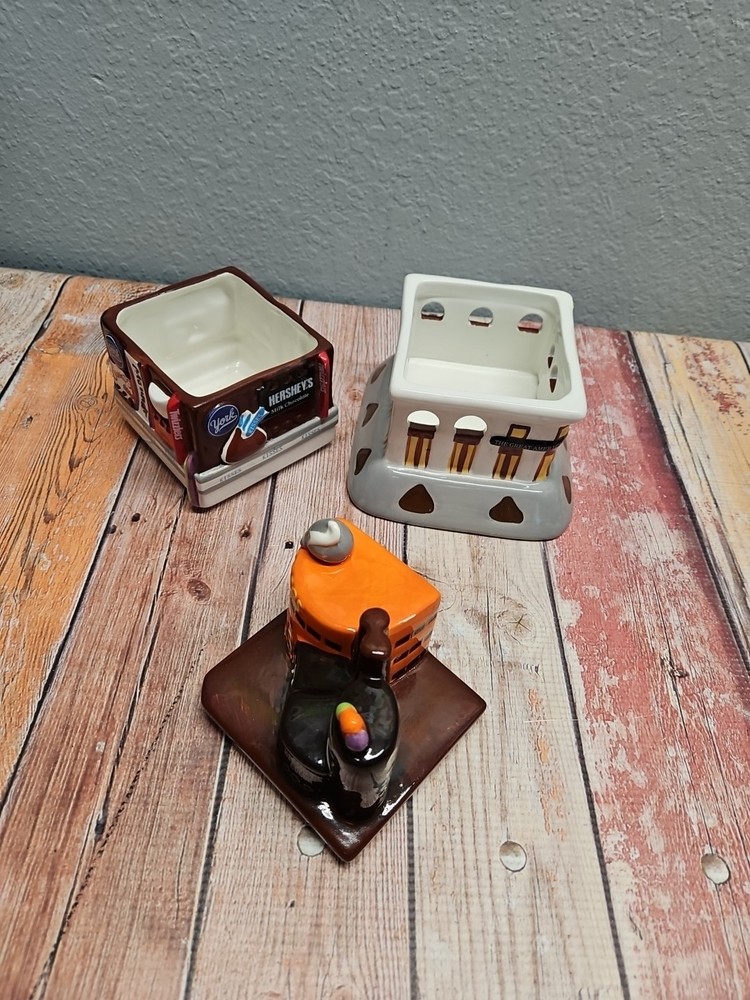 Vintage Hersheys Chocolate Factory ceramic Candy Jar