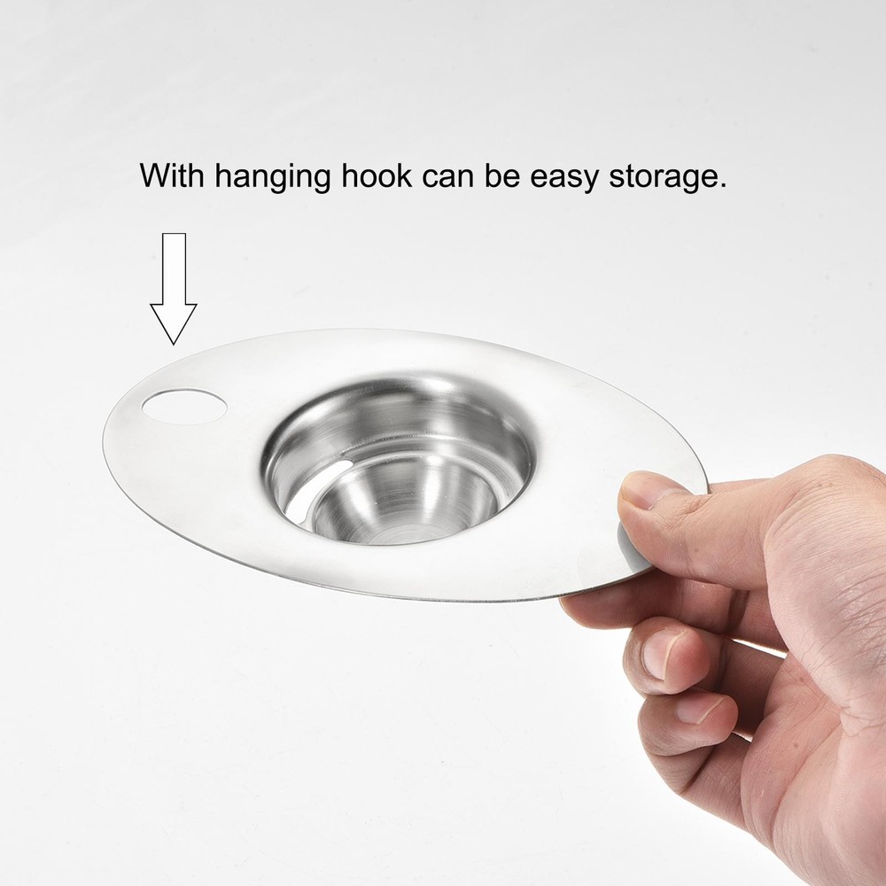 Egg Separator Stainless Steel Egg Yolk Separator Kitchen Baking Tool Egg Shape