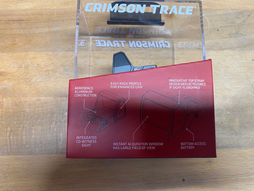 ​Crimson Trace RAD Micro Compact Open Reflex Sight Red Dot Electronic Sight 3MOA