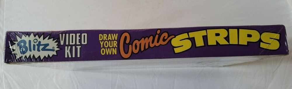 Vintage Blitz Video Kit How To Draw Comic Strips SEALED