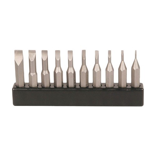 Wiha 75984 10 Piece Slotted Microbits Set