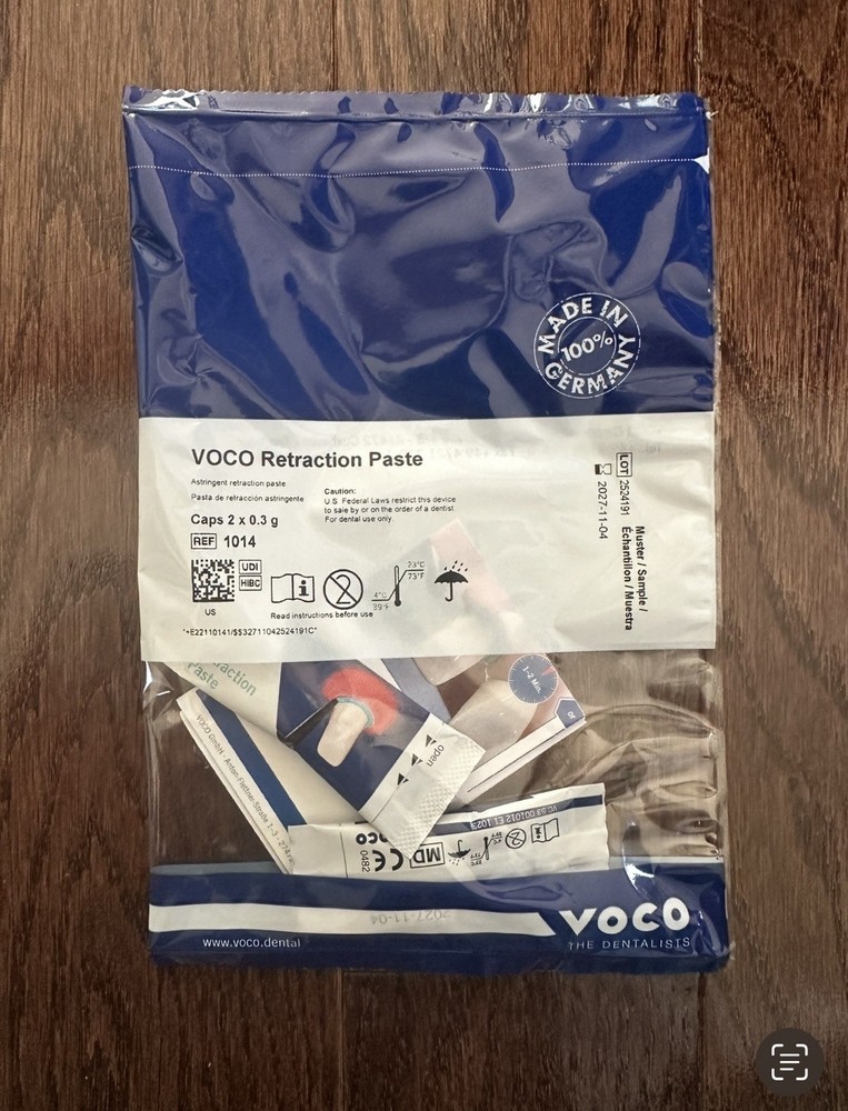 VOCO - Retraction Paste - 100 Pack, 0.3g Each