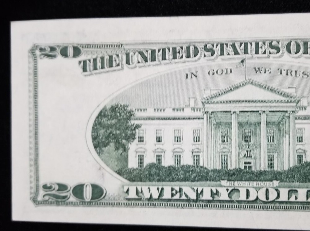 US 20 Dollar Bill Error