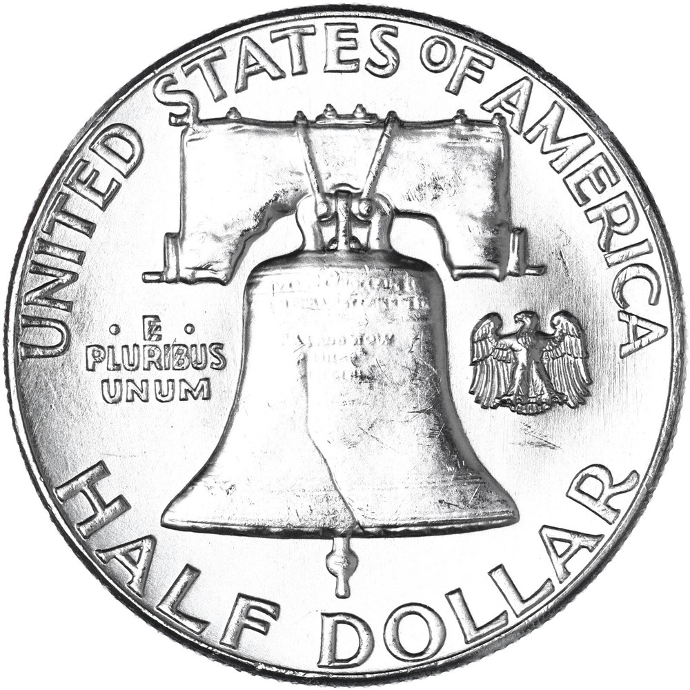 1959 (P) Franklin Half Dollar 90% Silver BU