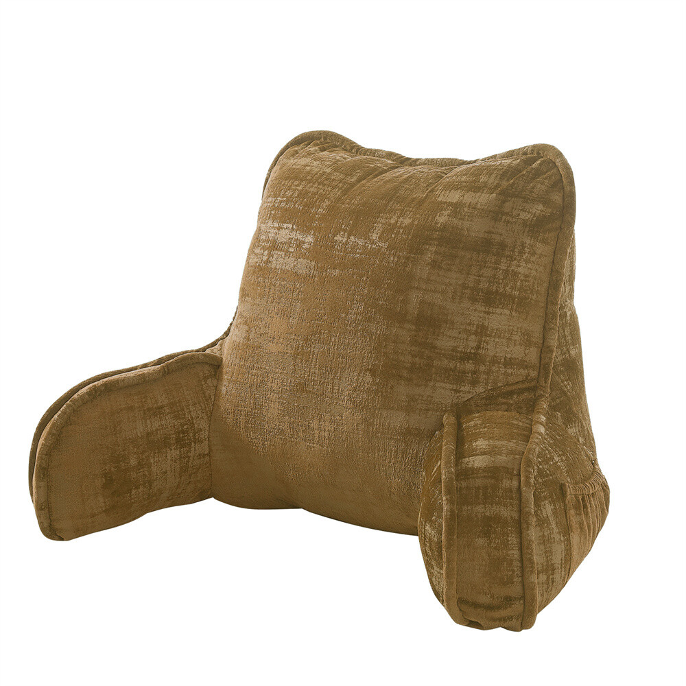 Multi Velvet Backrest Pillow Bed Cushion Support Reading Back Rest Arms Chair