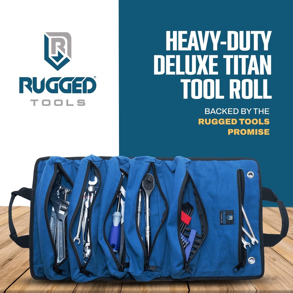 Rugged Tools Titan Deluxe Tool Roll