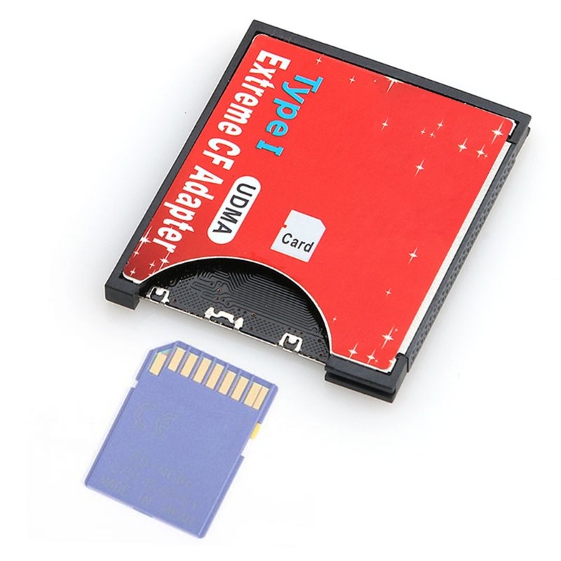 CF Card Reader for Computer, CF Micro-SD TF Memory Card Reader Adapter