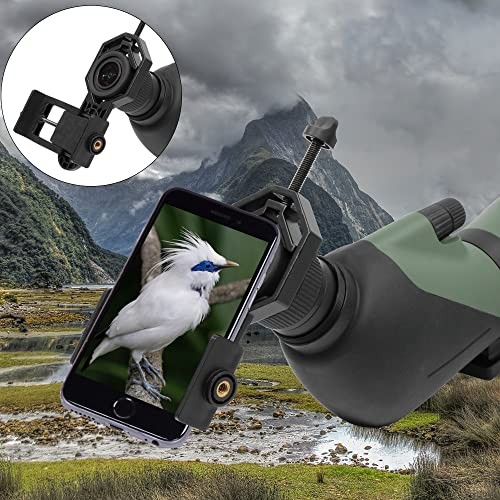 Metal Smartphone Telescope Adapter Camera Mount, Universal Phone Mount, Work