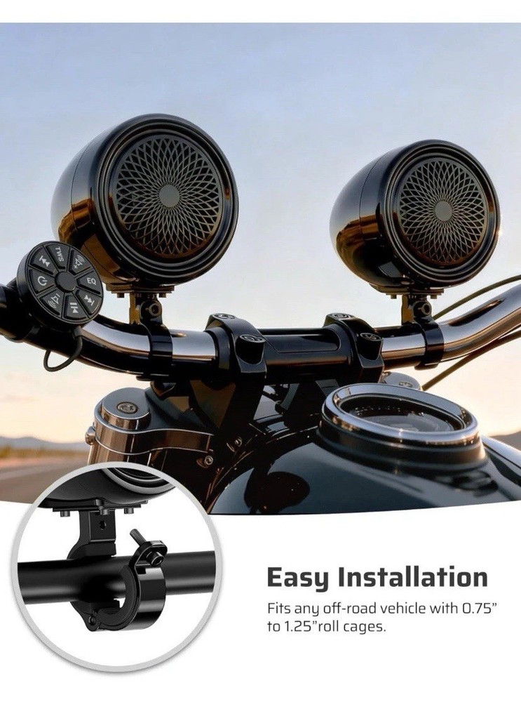 Motorcycle Speakers Bluetooth