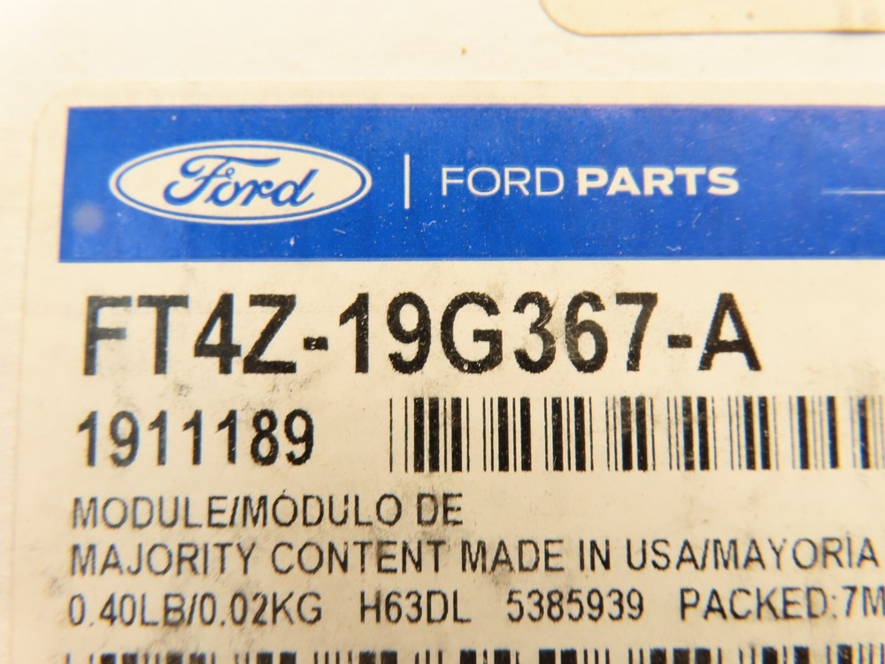 Ford FT4Z-19G367-A Remote Start Module