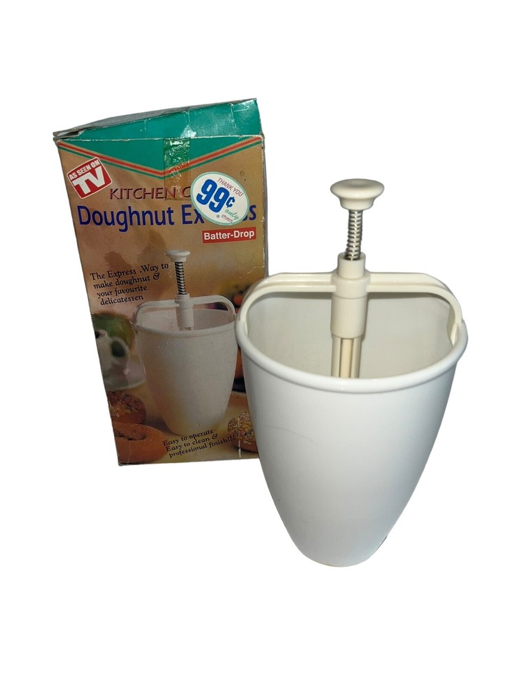 Vintage Kitchen Donut Express Batter Drop Donut Maker