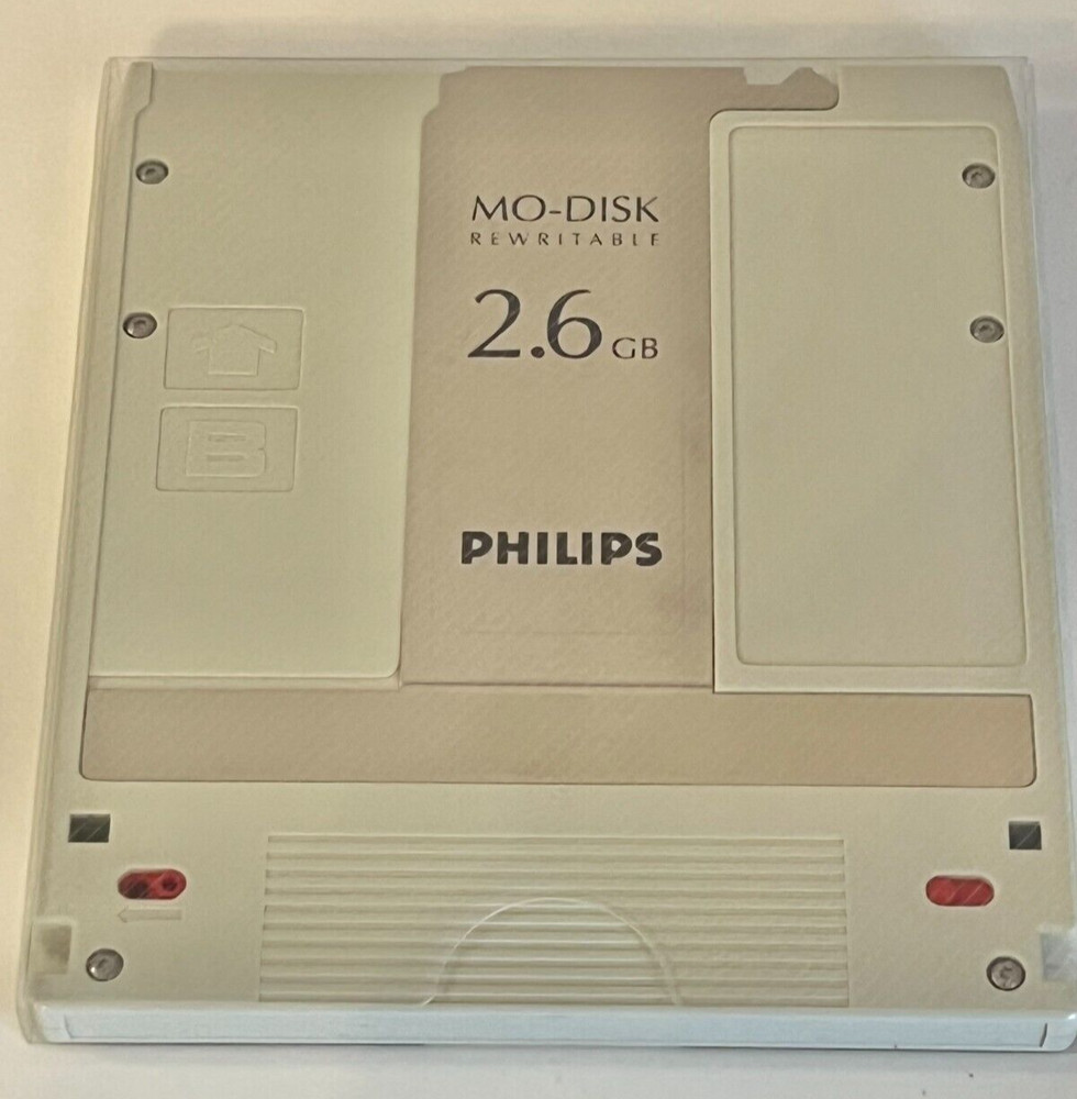 PHILIPS 72PDO 2.6GB Rewritable Magneto Optical Disks 10 pieces