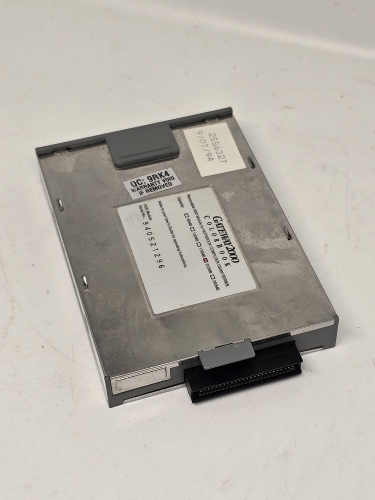 Gateway 2000 Solo Laptop Removable HDD Module Caddy – Vintage – 90s Notebook
