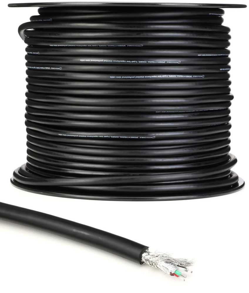 Accu-Cable AC5CDMX300 5-pin DMX Cable - 300' Spool (3-pack) Bundle