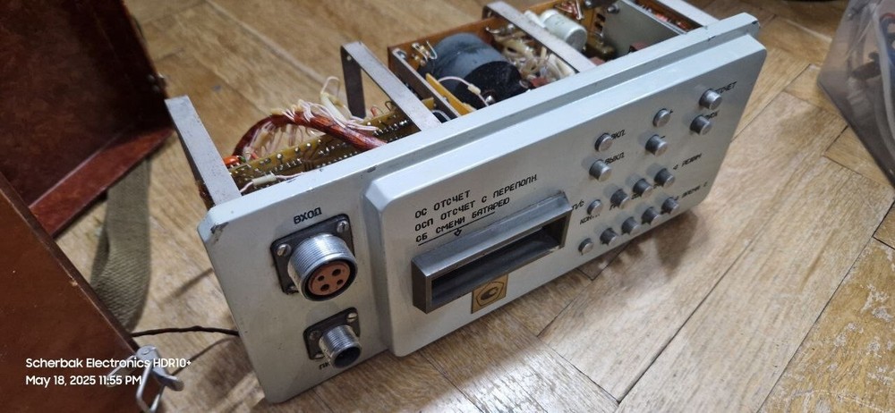 soviet vintage digital pulse counter 1985 year (lab equipment)