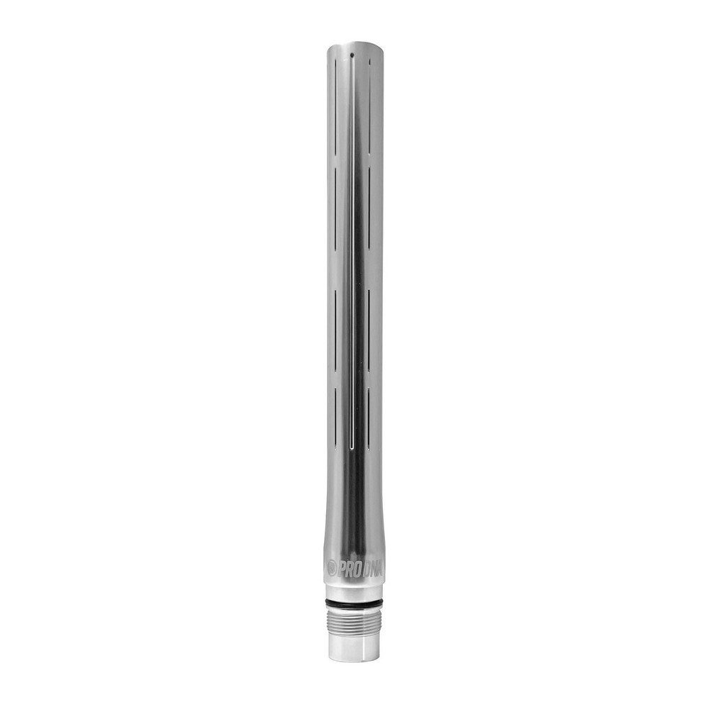 Infamous Silencio FXL Barrel Tip - Gloss Silver - Paintball