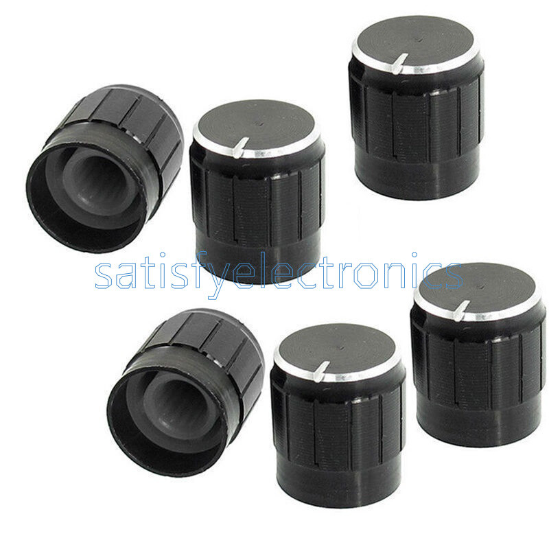 10PCS Useful Volume Control Rotary Knobs For 6mm Dia Potentiometer