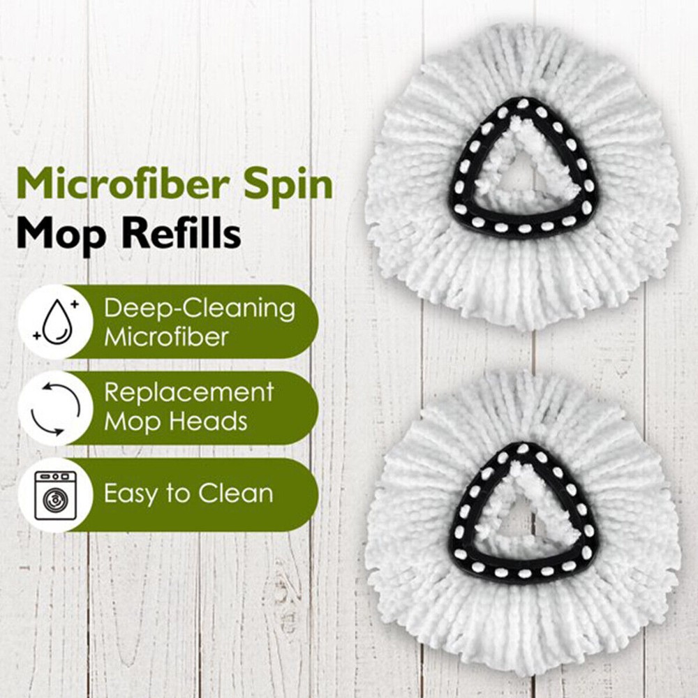 Replacement Microfiber Mop HEAD For O-Cedar Spin Mop Easy Clean Wring Refill