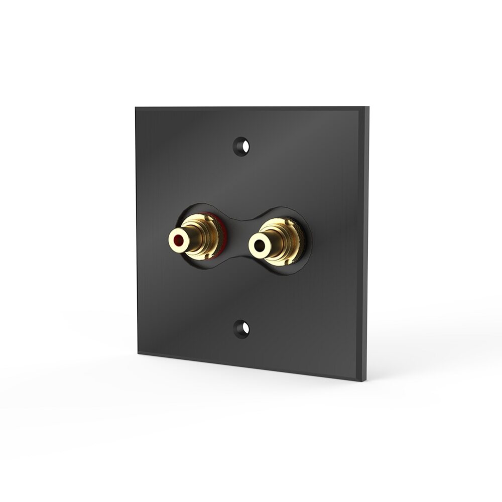 Speaker Binding Post Faceplate Audio Terminal Panel 5.1 System 86 Type Banana