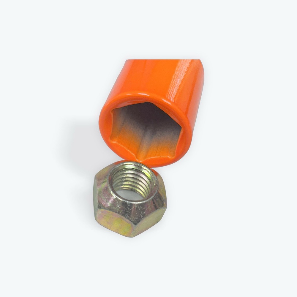 12" Pit Extension – High-Visibility Orange, 6-Point Hex Socket, 1/2" Drive