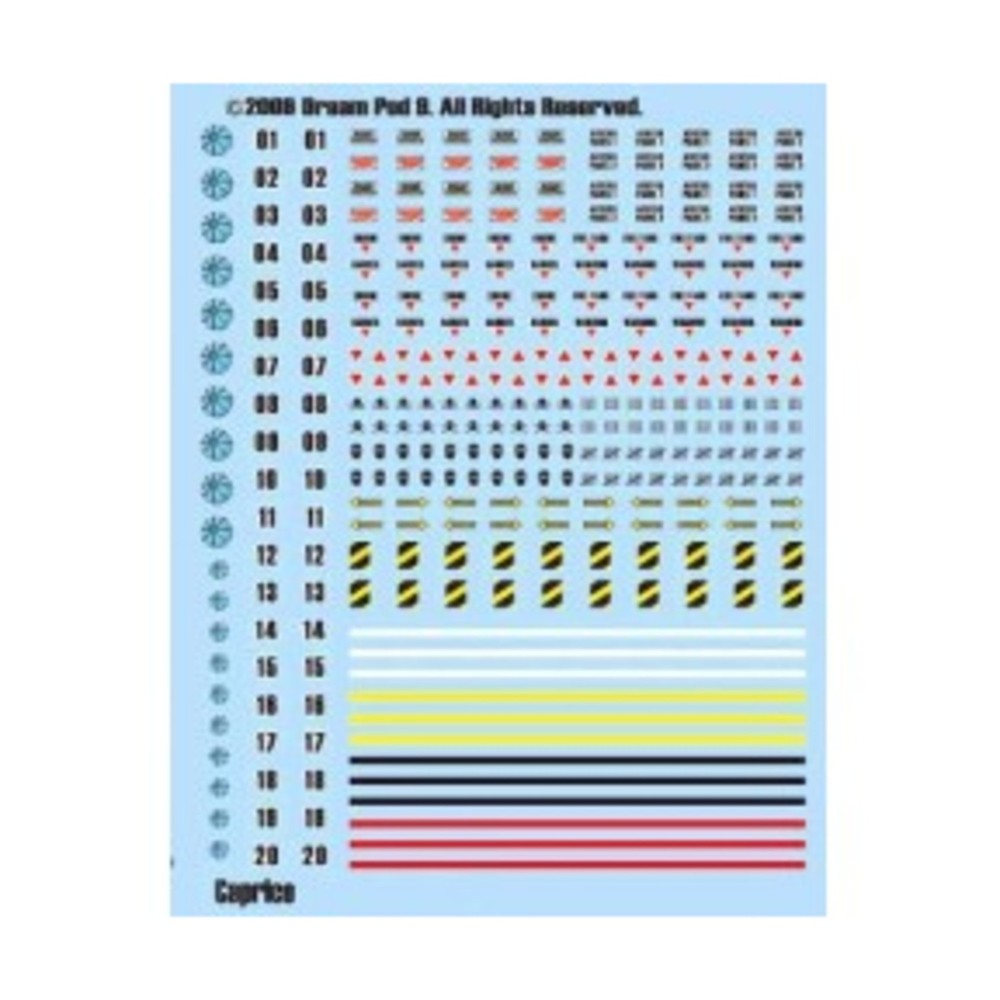 DP9 Heavy Gear Blitz! Caprice Caprice Decals Pack Bag New