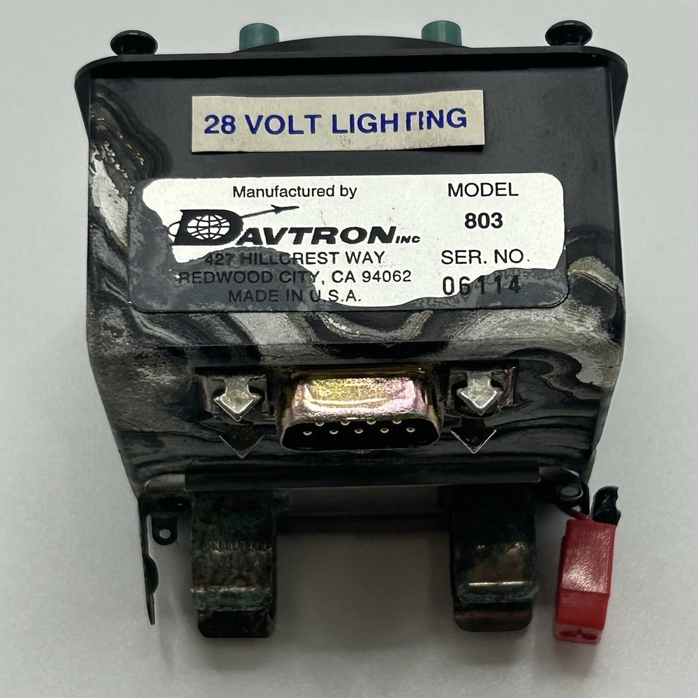 DAVTRON 803 CHRONOMETER Digital Clock Timer 28V, OAT