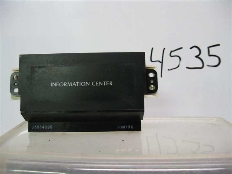 90 DEVILLE DASH INFORMATION DISPLAY CENTER SCREEN
