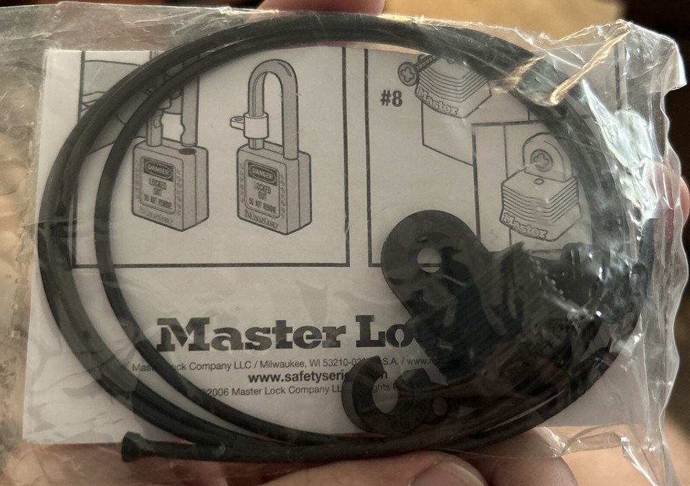 Master Lock S100 Lockout Lanyard New