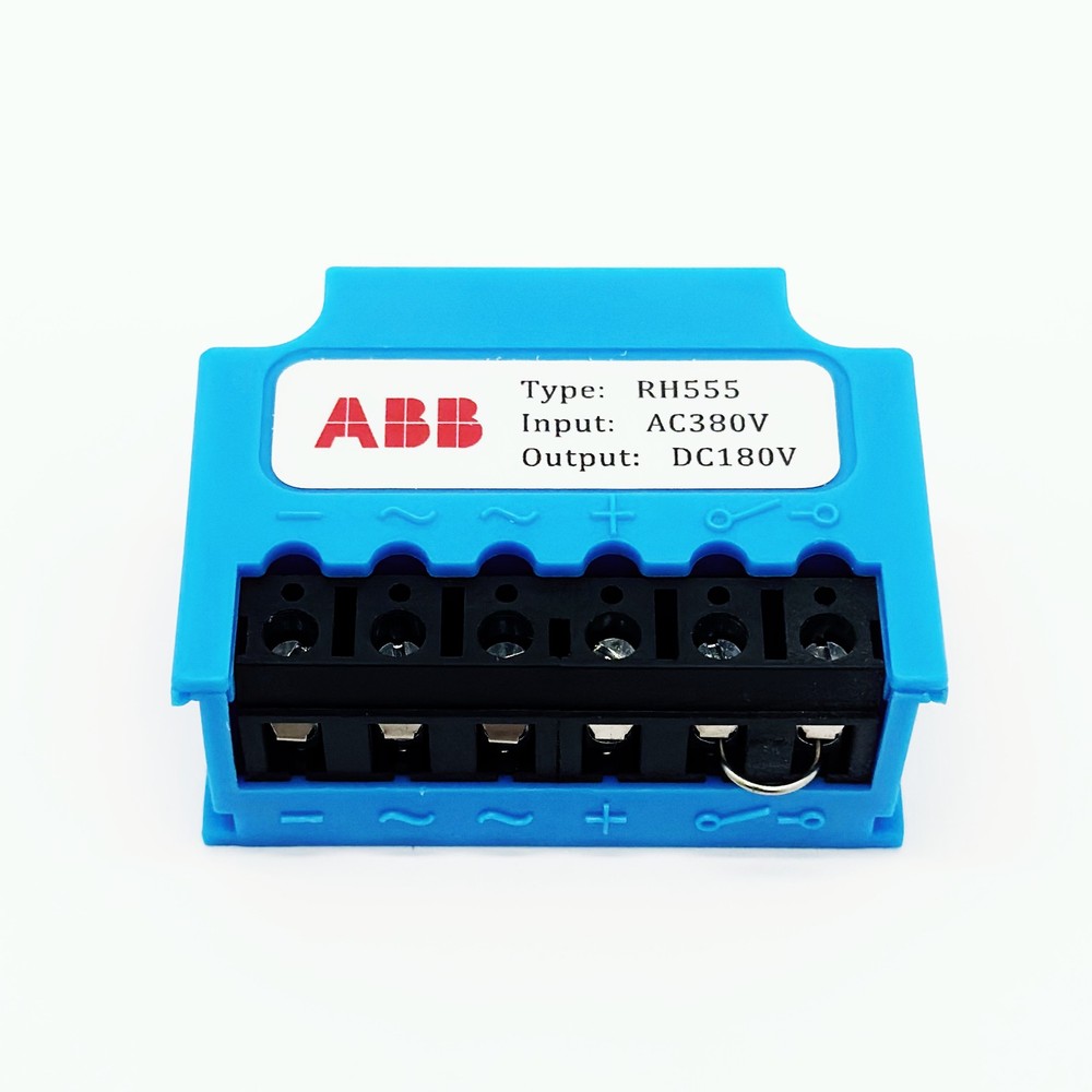 ABB RH555 half-wave rectifier module input 380VAC output 180VDC