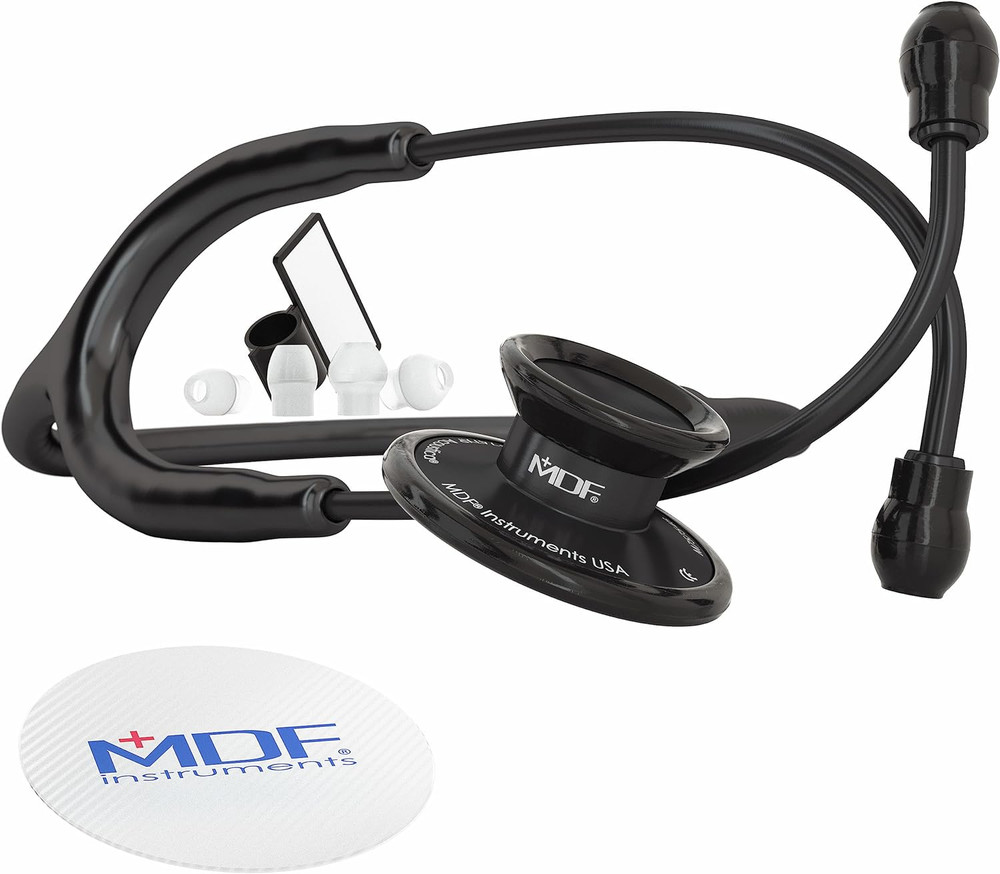 MDF Instruments, Acoustica Lightweight Stethoscope for Doctors, Nurses, Students