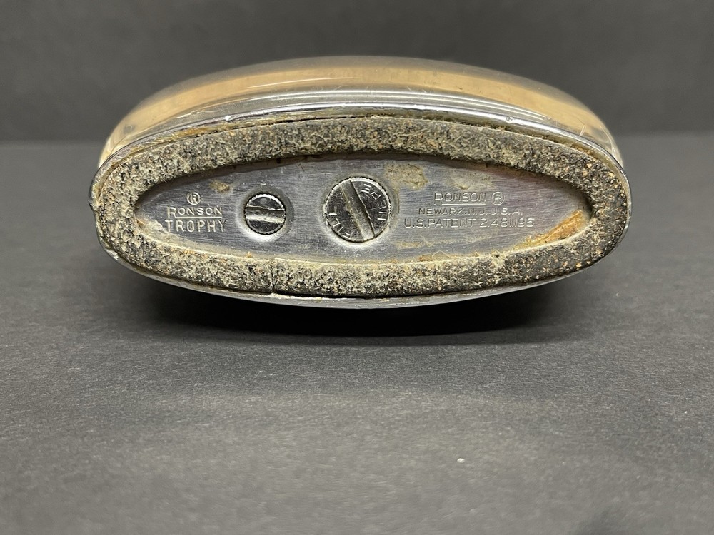 Vintage Ronson Trophy Steam Engine Locomotive Table Lighter