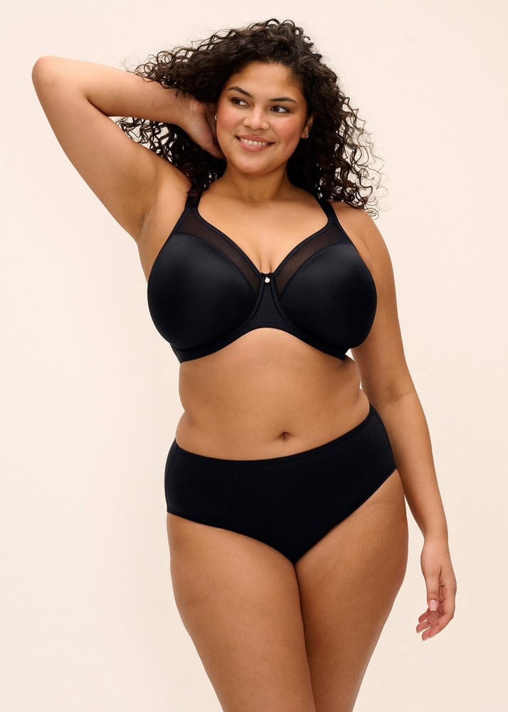 Elomi Smooth Underwire Molded Bra Womens Full Coverage Support Plus Size DD-M