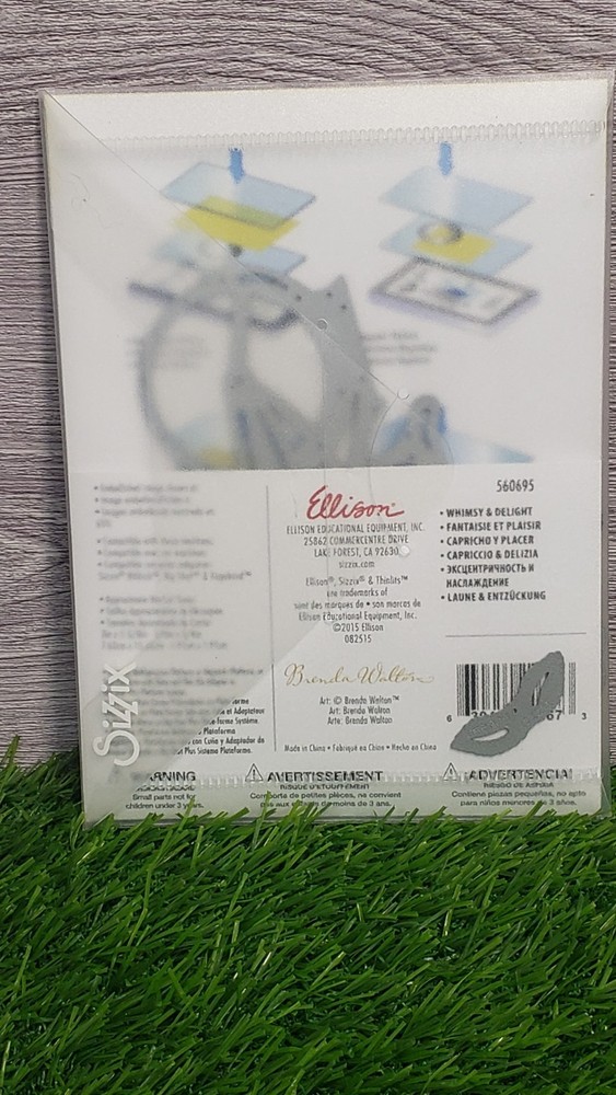 Sizzix- Die Cut Thinlits WHIMSY & DELIGHT 560695 Brenda Walton READ