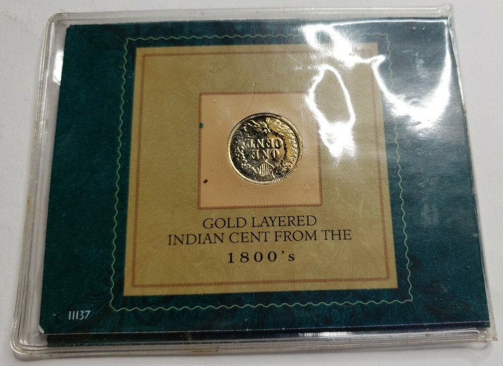 Gold Layered Indian Cent From the1800's