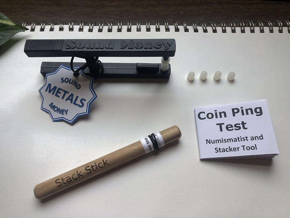 Pocket Pinger Coin Ping Test Tool (Black, 1 Pack)