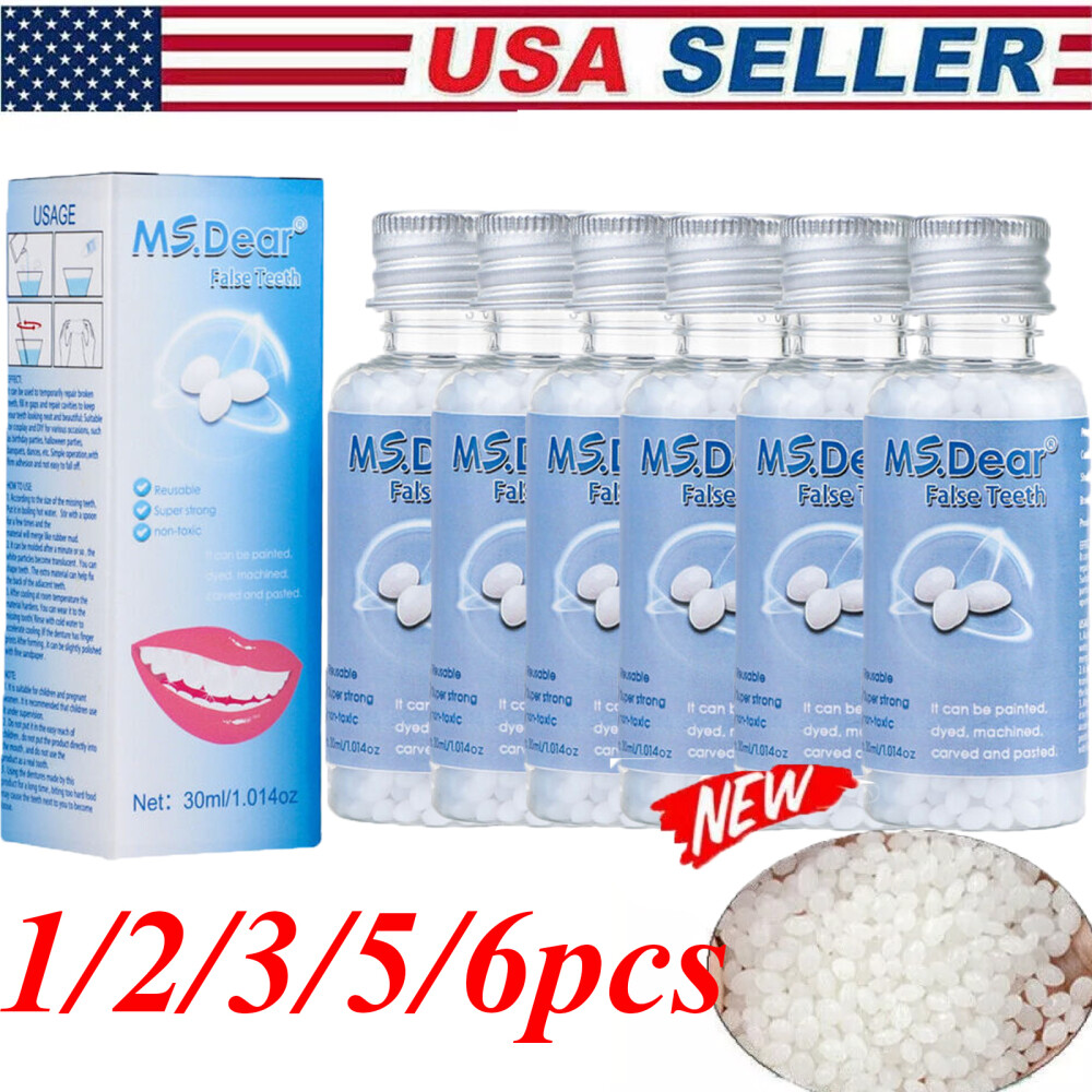 Resin False Teeth Solid Glue Temporary Tooth Repair Moldable Teeth Gap Denture