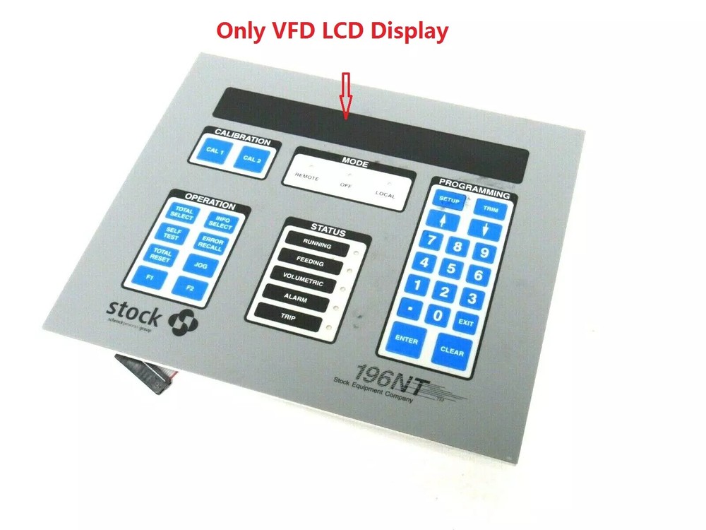 VFD LCD Display Screen Panel for Stock Equipment 196NT