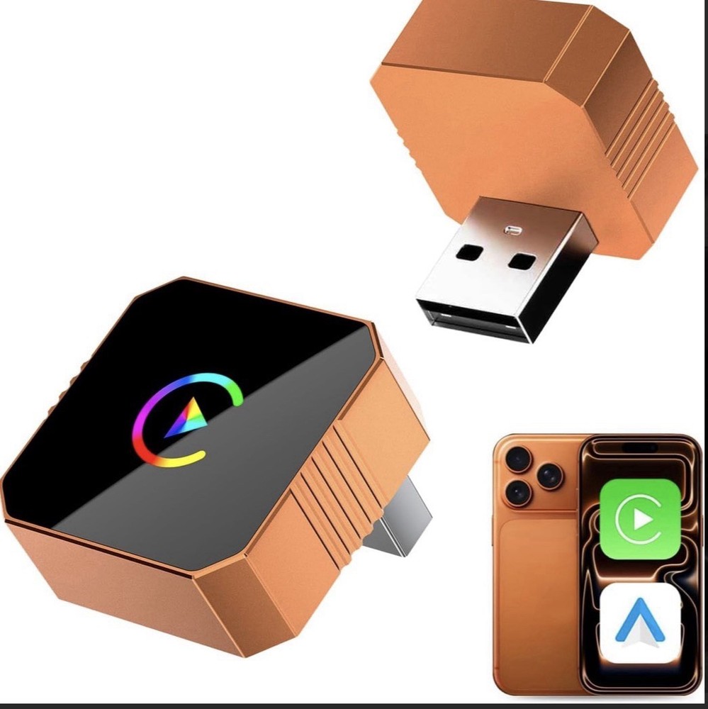 2026 Aimoon Mini Wireless CarPlay Adapter Bluetooth WiFi Plug &Play Android Auto